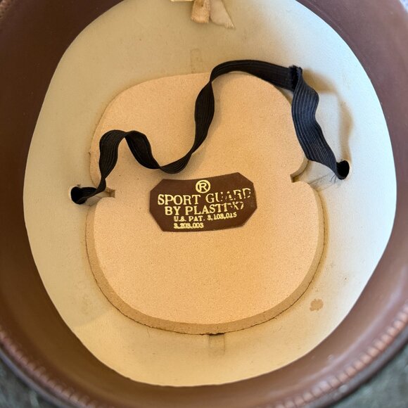 Vintage 1950's Plastino Equestrian riding hat with hat box - Picture 7 of 14